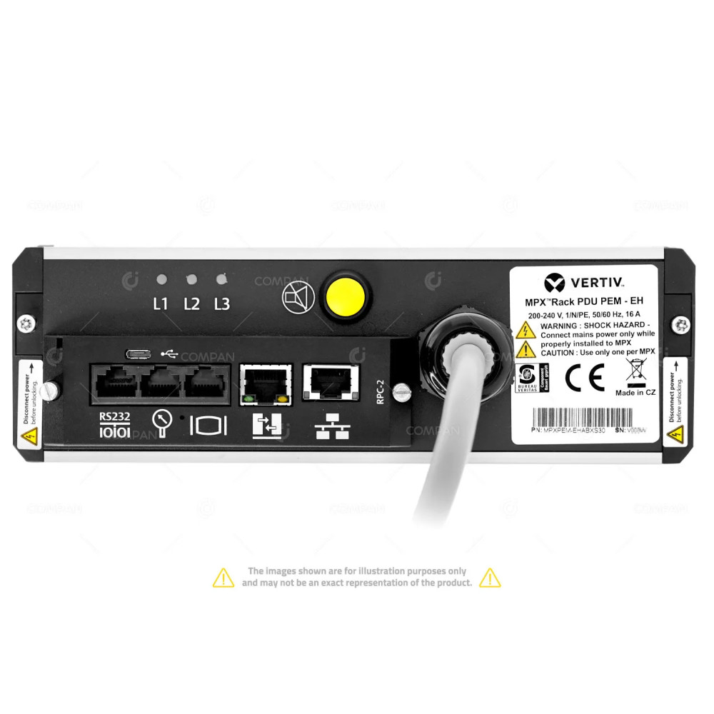 MPXPEM-EHABXS30  VERTIV LIEBERT MPX PEM RACK PDU PEM-EH 230V 16A